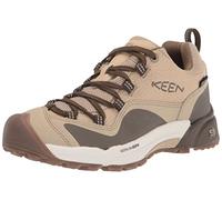 KEEN Women's Wasatch Crest Waterproof Sneaker, Safari/Timberwolf, 4.5 UK