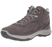 KEEN Women's Terradora Explorer Mid Waterproof Hiking Boot, Steel Grey/Clear Sky, 8.5 UK