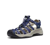 KEEN Women's Astoria West Closed Toe Sandals, Naval Academy/Reef Waters, 3.5