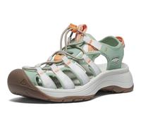 KEEN Women's Astoria West Closed Toe Sandals, Terrazzo/Granite Green, 7.5