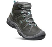 KEEN Women's Circadia Mid Height Comfortable Waterproof Hiking Boots, Steel Grey/Cloud Blue, 8.5 Wide