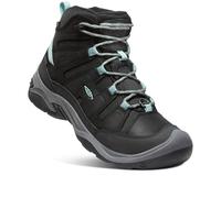 KEEN Women's Circadia Mid Polar Hiking Boots, Black/Cloud Blue, 5 UK