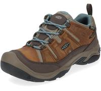 KEEN Women's Circadia Waterproof Hiking Shoe, Syrup/North Atlantic, 5 UK