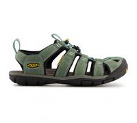 Keen W Clearwater CNX Leather Mineral Blue - Yellow, Size EU 39 - Womens Sandals, Color Blue