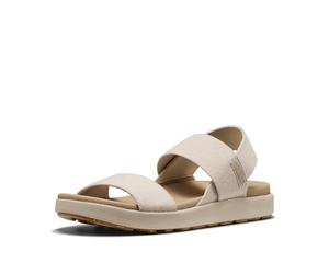 KEEN Women's Elle Backstrap Casual Platform Open Toe Wedge Sandals, Birch/Safari, 2.5