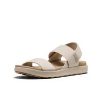 KEEN Women's Elle Backstrap Casual Platform Open Toe Wedge Sandals, Birch/Safari, 5