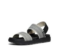 KEEN Women's Elle Backstrap Wedge Sandals, Black/Star White, 3 UK