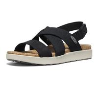 KEEN Women's, Elle Criss Cross Sandal, Black/Birch, 8.5