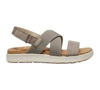 Keen Elle Criss Cross Leather Textile Women's Comfort Sandals - Brindle Birch - Size:UK 8