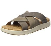 KEEN Women's Elle Mixed Slide Sandal, Brindle/Birch, 7 UK