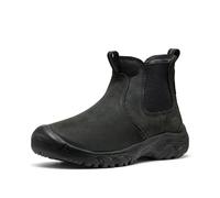 KEEN Women's Greta 2 Chelsea Pull on Durable Comfortable Insulated Waterproof Snow Boots, Black/Black, 6.5 UK