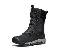 KEEN Women's Greta Tall Classic Waterproof Snow Boot, Black/Black, 5