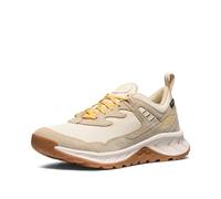 KEEN Women's Hightrail Low Height Durable Lightweight Breathable Leather Waterproof Hiking Shoes, Birch/Daffodil, 3
