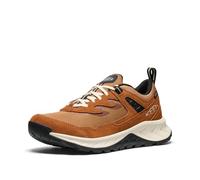 KEEN Women's Hightrail Low Height Durable Lightweight Breathable Leather Waterproof Hiking Shoes, Roasted Pecan/Chipmunk, 6.5