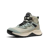 KEEN Women's Hightrail Mid Height Durable Lightweight Breathable Leather Waterproof Hiking Boots, Iceberg Green/Abbey Stone, 8 UK