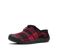 KEEN Women's Howser 3 Slide Comfy Durable, Frontier Flannel Red, 5.5