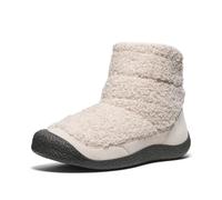 KEEN Women's Howser Fold Down Warm Indoor Outdoor Comfortable Slipper Chukka Boots, Silver Lining/Black, 8.5