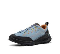 KEEN Womens Jasper Zionic Durable Tread Suede Climbing Approach Style, Faded Denim/Magnet, 8.5