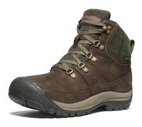 KEEN Women's Kaci 3 Winter Mid Waterproof Hiking Boot, Dark Earth/Green Plaid, 3 UK