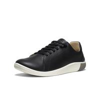 KEEN Women's KNX Lace Up Lightweight Flexible Sneakers, Black/Star White, 3