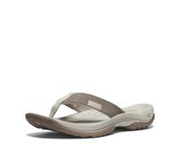 KEEN Women's Kona Flip Flop Beach Flip-Flop, Brindle/Silver Birch, 6.5