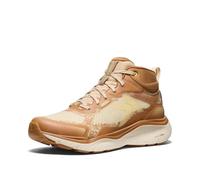 KEEN Women's Leiki Mid Height Durable Lightweight Breathable Comfortable Waterproof Hiking Boots, Safari/Chipmunk, 6.5