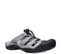 KEEN Women's Newport Closed Toe Slip On Sandals, Drizzle/English Lavender, 6.5