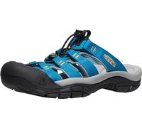 KEEN Women's Newport Closed Toe Slip On Sandals, Fjord Blue/Iceland Poppy, 10