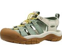 KEEN Women's Newport H2 Closed Toe Water Sandals, Tri-block Lily Pad, 5