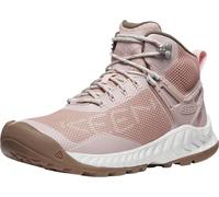 KEEN Women's NXIS Evo Mid Waterproof Hiking Boots, Fawn/Peach Whip, 4 UK