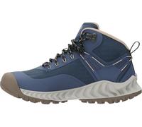 KEEN Women's NXIS Evo Mid Waterproof Hiking Boots, Vintage Indigo/Harbor Gray, 3.5 UK