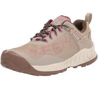 KEEN Women's NXIS EVO Waterproof Low Height Hiking Shoes, Plaza Taupe/Ibis Rose, 5 UK