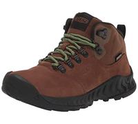 KEEN Women's NXIS Explorer Mid Waterproof Hiking Boots, Bison/Golden Yellow, 3 UK