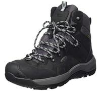 KEEN Women's Revel 4 Polar Mid Height Waterproof Snow Boot, Black Harbor Gray, 8 UK
