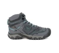 Keen Women's Ridge Flex Mid Steel Grey/Porcelain Waterproof Hiking Boots 1026...