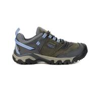 Keen Women's Ridge Flex Steel Grey/Hydrangea Waterproof Hiking Shoes 1024923 ...