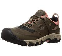 KEEN Women's Ridge Flex Waterproof Hiking Shoe, Timberwolf Brick Dust, 6.5 UK