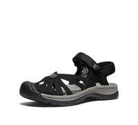 KEEN Women's Rose Sandal Black/Neutral Gray, 7