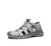 KEEN Women's Seanik H2 Durable Lightweight Comfortable Hybrid Water Sandals, Alloy/Skyway, 5.5