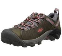 KEEN Women's Targhee 2 Waterproof Hiking Shoes, Magnet/Coral, 8.5 UK