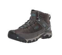 KEEN Women's Targhee 3 Mid Height Waterproof Hiking Boots, Magnet/Atlantic Blue, 5.5