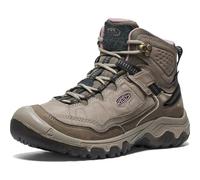 KEEN Women's Targhee 4 Mid Waterproof Hiking Boots, Brindle/Nostalgia Rose, 6.5