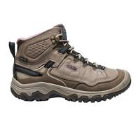 KEEN Women's Targhee 4 Mid Waterproof Hiking Boots, Brindle/Nostalgia Rose, 5.5