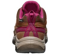 KEEN Women's Targhee 4 Waterproof Hiking Shoes, Bison/Beaujolais, 5.5