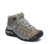 KEEN Women's Targhee Vent Mid Height Breathable Hiking Boots, Fumo/Quiet Green, 6 UK
