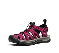 KEEN Women's Whisper Closed Toe Sport Sandals, Beaujolais/Black, 2.5