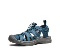KEEN Women's Whisper Closed Toe Sport Sandals, Smoke Blue, 6.5