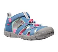KEEN Unisex-Child Seacamp 2 CNX Closed Toe Sandals, Coronet Blue/Hot Pink, 2