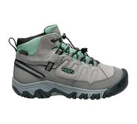 KEEN Targhee 4 Mid Waterproof Hiking Boots, Alloy/Granite Green, 1 UK