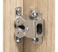 Keenkee 2 PCS Cabinet Latch Double Roller Catch Hardware for Cupboard Closet Cabinet Door Latches and Catches, Nickel
